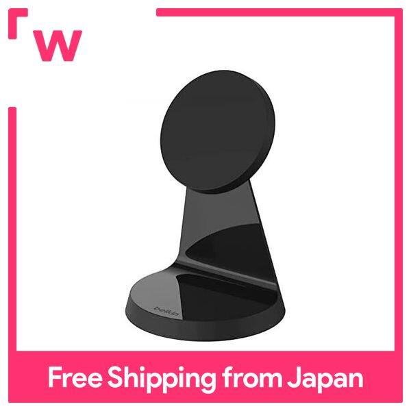 Belkin MagSafe Compatible Magnetic Wireless Charging Stand Rapid Charging Compatible with iPhone 14 / 13 / 12 Series USB-C Cable (2m) Included Power Adapter Included 7.5W Black WIB003dqBK