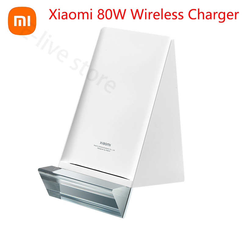 Xiaomi Mi 80W Max Wireless Charging Stand Smart Vertical Charging Base QI Fast Wireless Charger For Phone Xiaomi 11 Pro iPhone