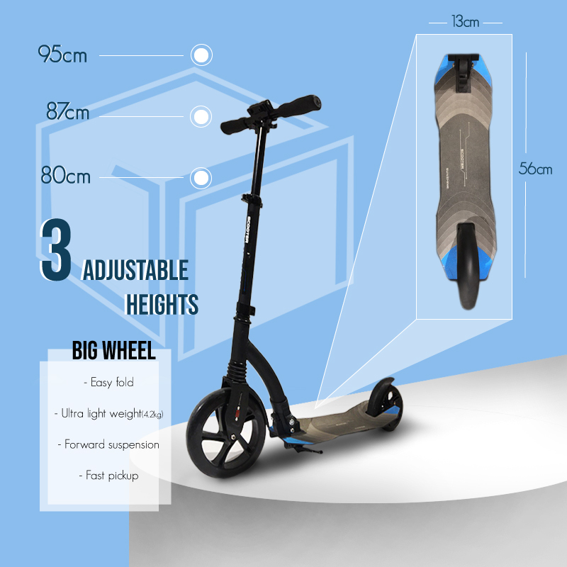 Premium ABEC 11 Ball Bearing! Scooter foldable kick scooter for kids to adult scooters