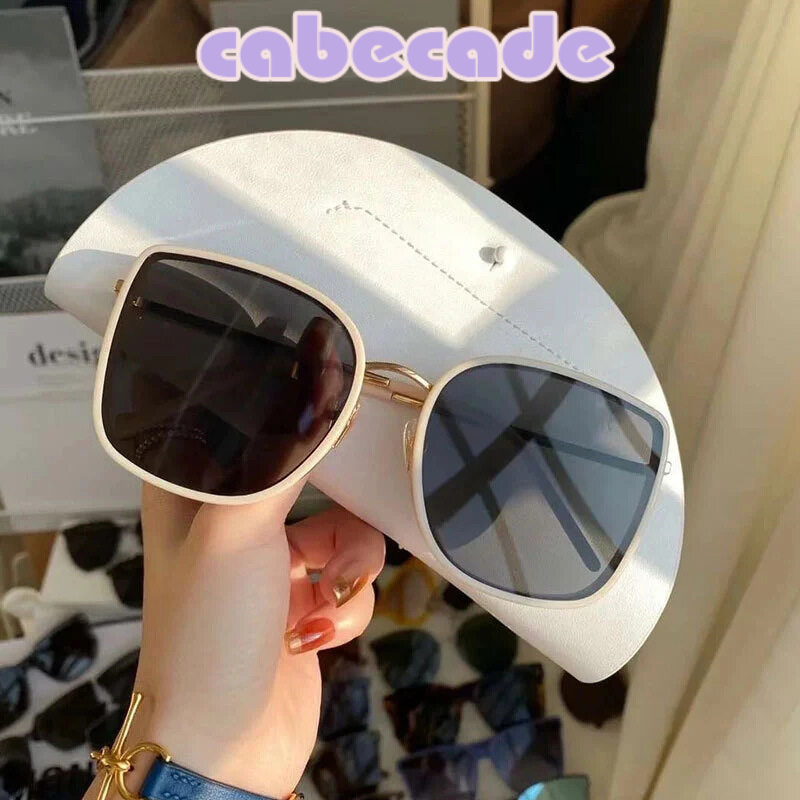 Cabecade 2021 sunglasses female Korean version of bibi net red retro fashion ins with the same square sunglasses