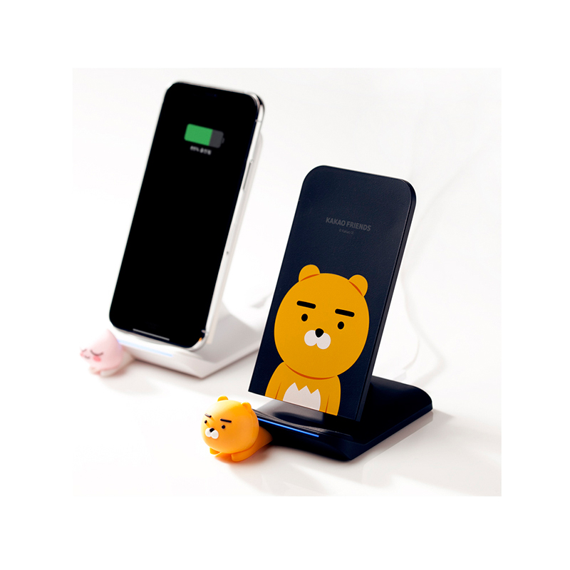 [Kakao friends] Standing Wireless mobile charger Wireless mobile charger stand